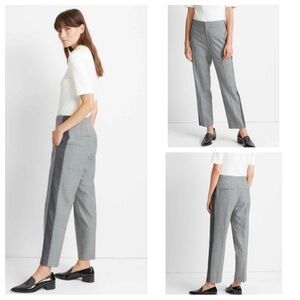 Club Monaco Ryanne Colorblock Wool Blend Ankle Straight Leg Pants size 2